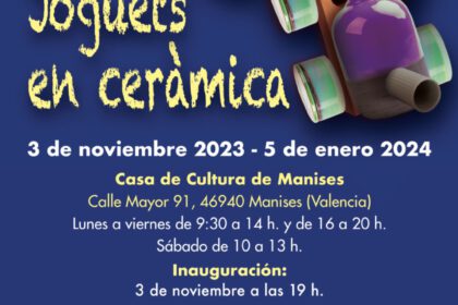 2023 11 03 Inauguració exposició joguets en ceràmica