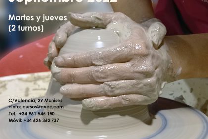 Cartel Curso torno septiembre 2022