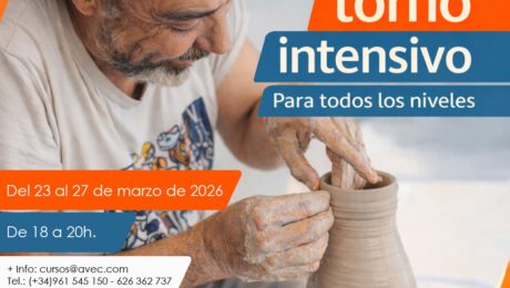 Cartel curso torno marzo 2026