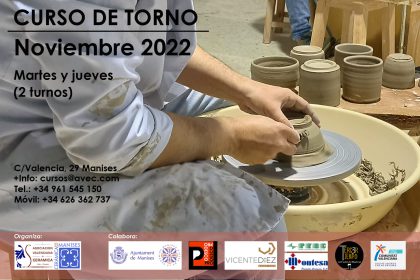 Cartel curso torno noviembre grande 2022