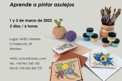 Curso pintura sobre azulejos